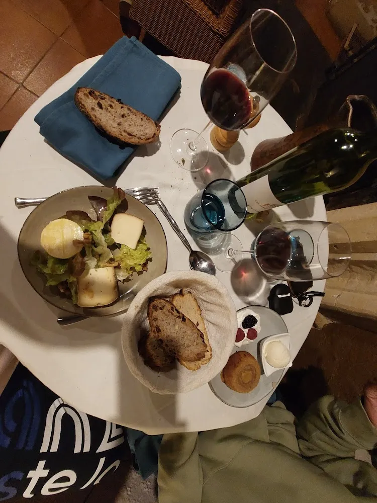 Dessert Fondant Châtaigne Et Assiette Fromage