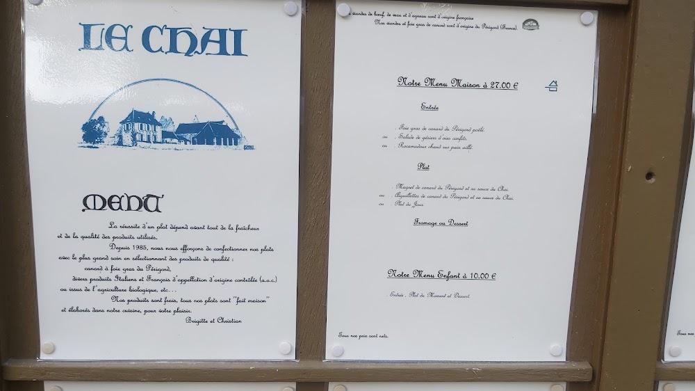 Le Chai - Menu Image 3